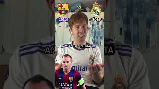 Barcelona 2015 vs Real Madrid 2017 Combined XI 🧐 #shorts
