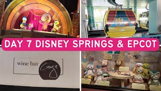 Walt Disney World | Disney Springs Wine Bar George EPCOT World Showcase | Florida Vlog Series, Day 7