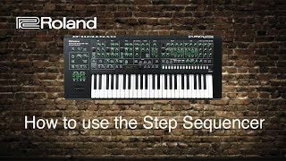 Roland System-8 - How to use the Step Sequencer (Basics)