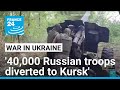 Ukraine's Kursk offensive diverted thousands of Russian troops, says Zelensky • FRANCE 24 English