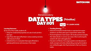Day 01 Primitive Data Types