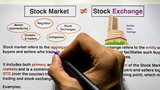 Stock Market vs Stock Exchange - Saheb Academy