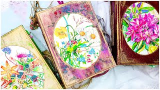 'Hope' Journal Collection Flip Through | Vintage Botanical Junk Journals | Handmade Journals