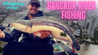 Fishing in BANGKOK for Giant Snakehead || #Streetfishing #bangkok #giantsnakehead #lurefishing