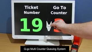 Q-go Multi Counter Queue Management System