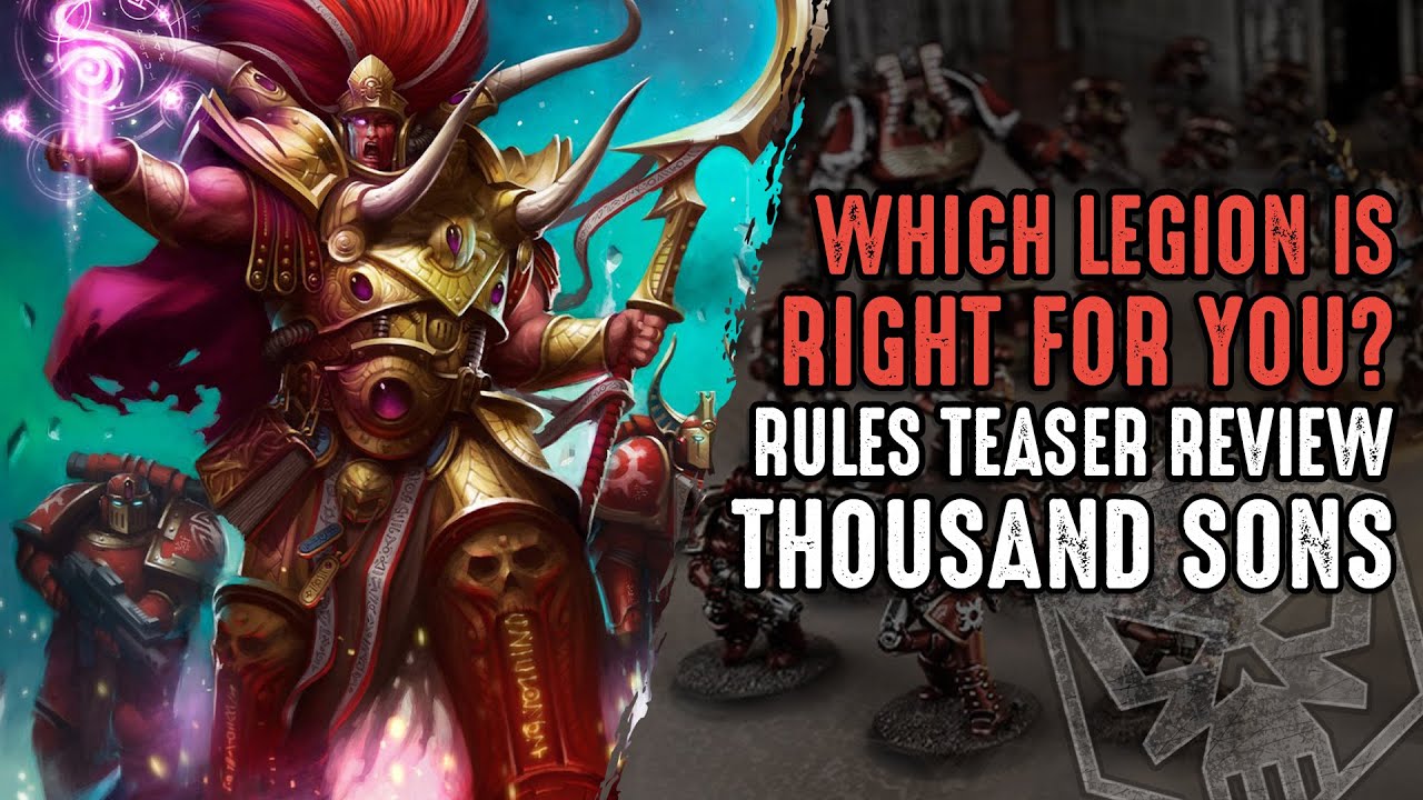 Warhammer: The Horus Heresy – Thousand Sons – Legion Rules Teaser ...