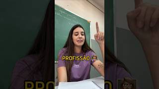 Hoje a chamada é de: PROFISSÕES! 👩‍🏫 #professora #chamada #alunos #profissões #escola #shorts