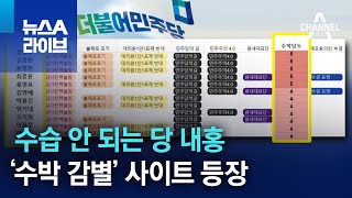 수습 안 되는 당 내홍…‘수박 감별’ 사이트 등장 | 뉴스A 라이브