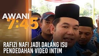 Rafizi nafi jadi dalang isu pendedahan video intim