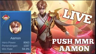 Aamon solo rank push/llive #mobilelegends #livestreaming #mllivestream