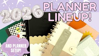 My 2026 Planner Lineup & Setup | New Disc Bound Planners I Plan On Using In the New Year