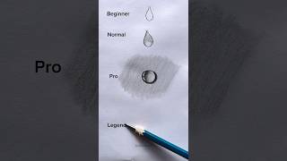 How to draw 3d water drop🤔😱 #shorts #craft #art #drawing #crafts #satisfying