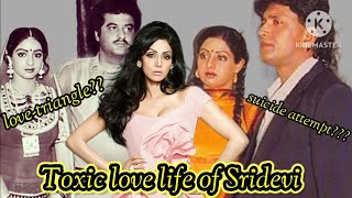 Sridevi Tragic Love story|| Problematic Love Life|| Tragedy || #viralvideo