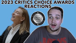 Critics Choice Awards 2023 Winners REACTIONS