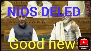 NIOS D.EL.ED NEWS ! NIOS deled !#niosdled