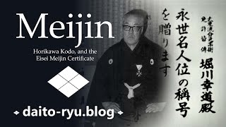 Eternal Master: Horikawa Kodo and the Eisei Meijin certificate