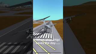 When chipi chipi chapa chapa saves the day…… #turbopropflightsimulator