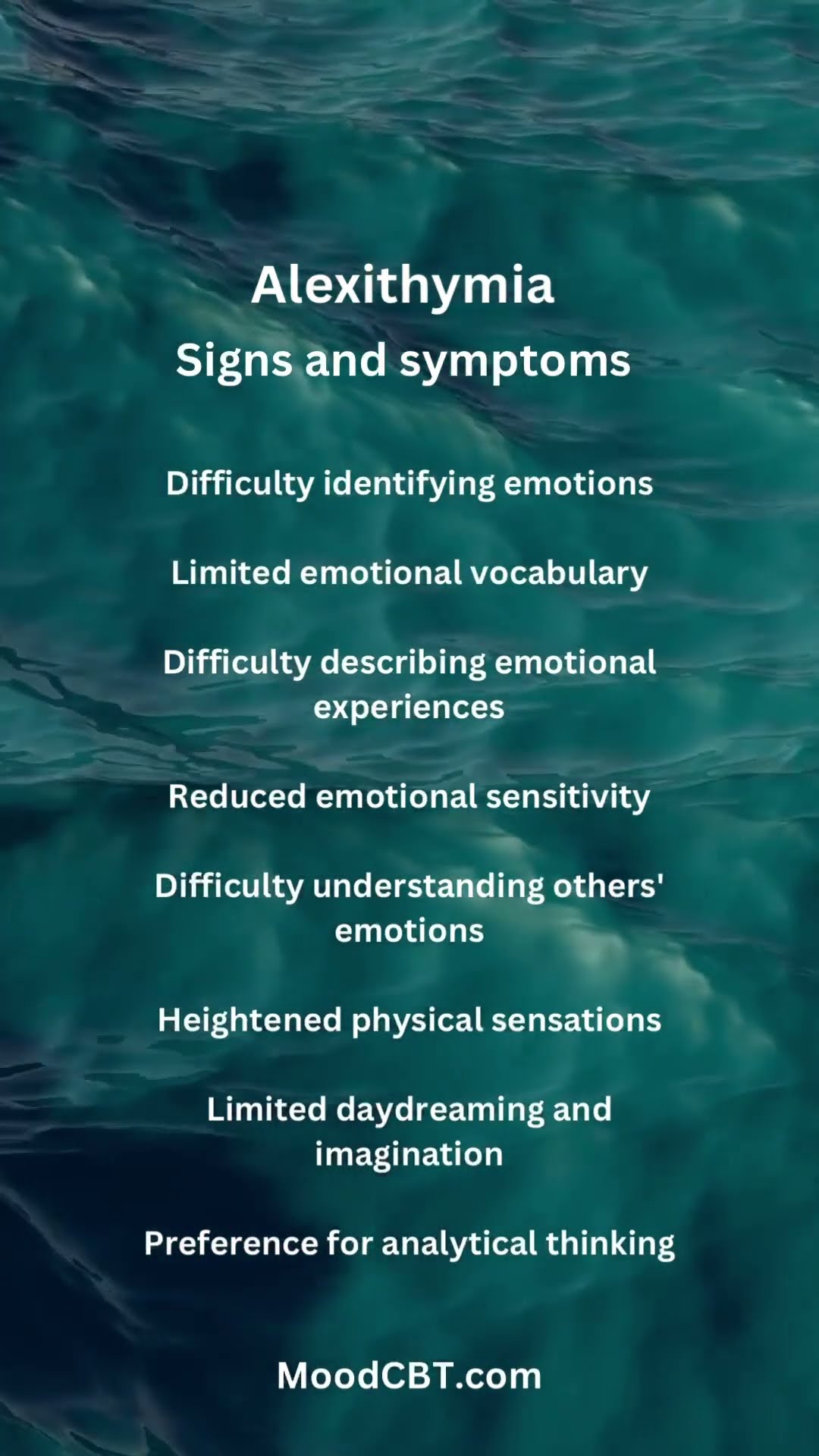 Signs And Symptoms Of Alexithymia - YouTube