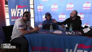 Brandon Nimmo with Joe Benigno \u0026 Sal Licata