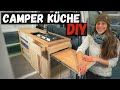 Wohnmobil Küche im Vito Camper Ausbau | Alles drin auf kleinem Raum im Camper | Vito Selbstausbau