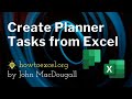Automatically Create Planner Task From Excel