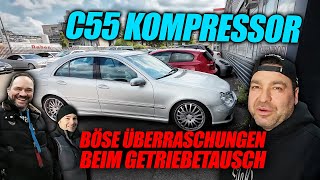 Eigentlich wollten wir nur das Getriebe tauschen... Mercedes C55 Kompressor mit bösen Überraschungen