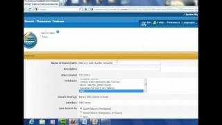 Saving searches in EbscoHost