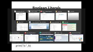 Session 4 Literals