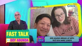 Fast Talk with Boy Abunda: Kris Aquino at Marc Leviste, hiwalay na?! (Episode 120)