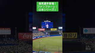 塩見選手登場！日本シリーズ ファンファーレ 2022/10/22 ヤクルト オリックス