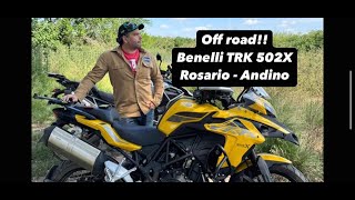 Hicimos Off Road desde Rosario hasta Andino en mi Benelli TRK 502X