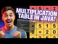 Generate Multiplication Table of a Number in Java | Java Program for Beginners
