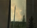 Video shows heavy smoke near Yellowknife | WILDFIRES IN CANADA #shorts