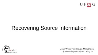 Recovering Source Information