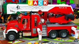 Firefighter & Fire Truck Pretend Play! | Surprise Toy Unboxing & Emergency Vehicles | JackJackPlays