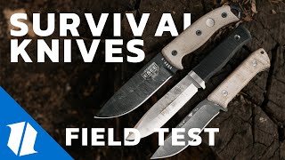 BEST Survival Knives Put To THE TEST 2021 | Knife Field Test With Kurt And Dallas