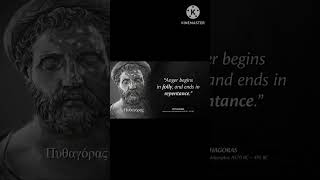 pythagoras quotes while you are young