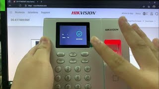 إعادة تعيين كلمة المرور بصمة هيك فيجن/ Hikvision fingerprint password method