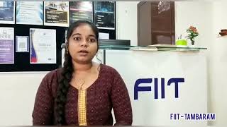 Student Review about FIIT TAMBARAM Branch @fiitformacion