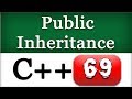 Public Inheritance in C++ | Object Oriented Programming Video Tutorial