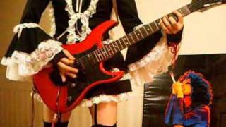 Lunatic Tears-彩菜 (ayane) on guitar 11eyes OP