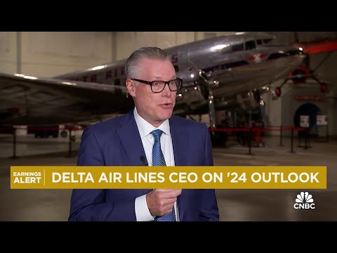 Delta Air Lines CEO Ed Bastian on Q4 earnings beat, 2024 outlook