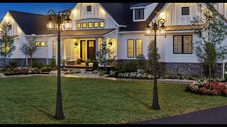 How to install a Emliviar 3-HeadOutdoor Post Lamp for Driveway House