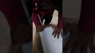 Writing letter L ഇങ്ങനെ ഏത് കുട്ടിയാണ് ഇന്ന് അക്ഷരം എഴുതുന്നത്