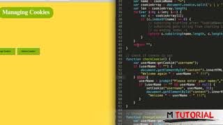 Tutorial JavaScript for beginners #56 Cookies Part 2 # M Tutorial