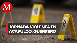 Reportan dos hombres asesinados y un herido en Acapulco