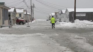Raw video: Flooding in Hampton during winter storm