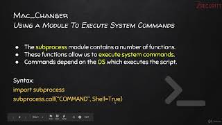 Using Python Modules & Executing System Commands