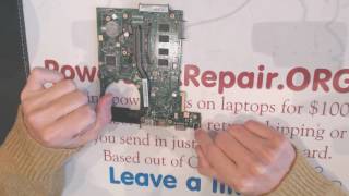 Asus x200l Laptop repair fix power jack problems broken dc socket input port