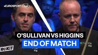 John Higgins is through to the English Open Final! | End of Match | Eurosport Snooker